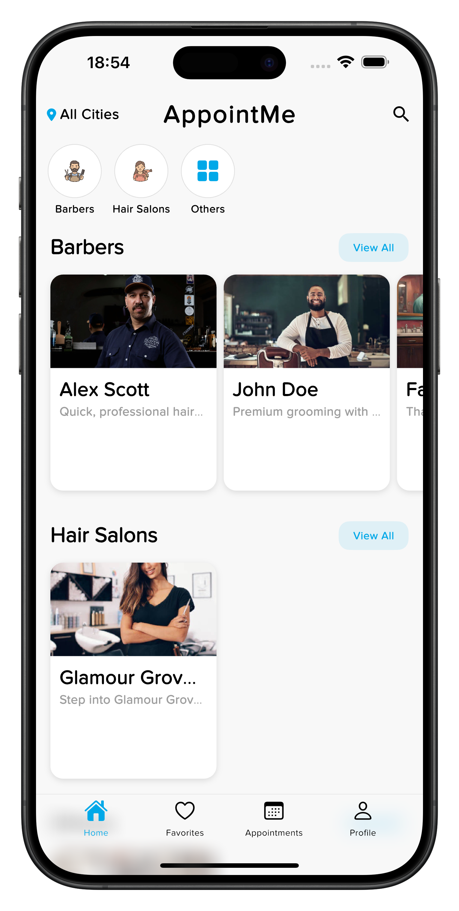 AppointMe App Screenshot